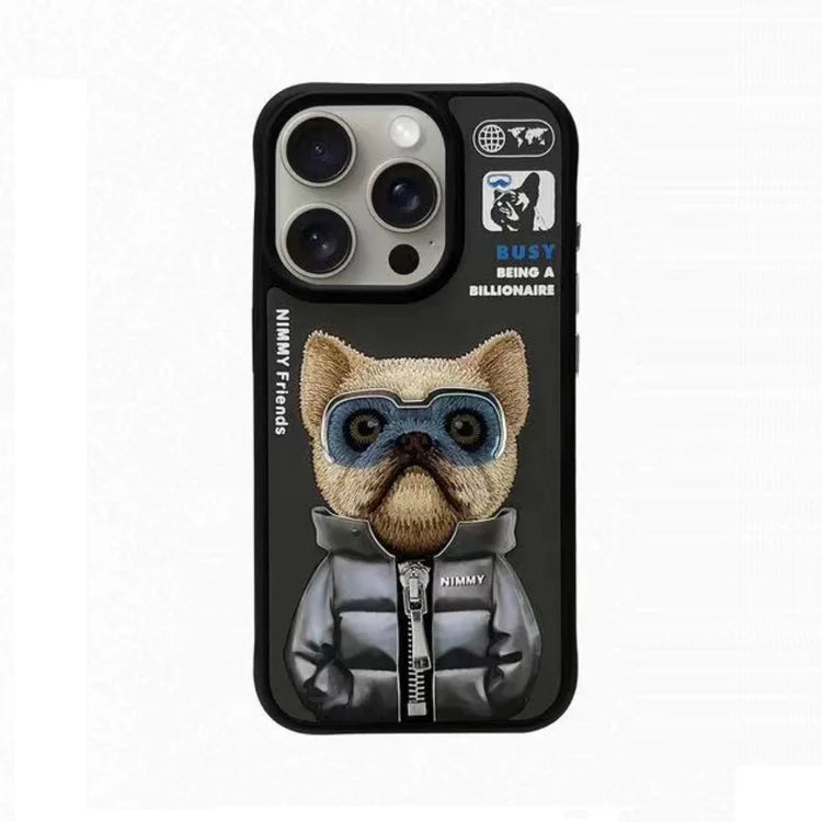 Nimmy Cool And Cute 2.0 IPhone 15 Pro Series Mobile Phone Cases/ BLACK - mobilecasez