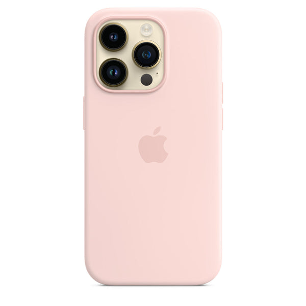 iPhone 14 Pro Max Silicone Cover with Mag-Safe Apple Original Silicone Case with Mag-Safe For Apple iPhone 14 Pro Max with Mag-Safe Pink - mobilecasez