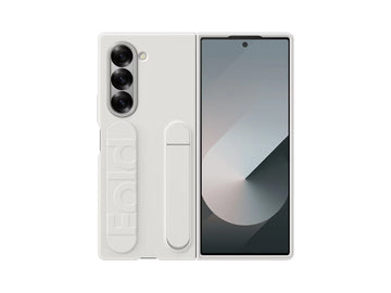 Samsung Galaxy Z Fold 5 Silicone Case, White - mobilecasez