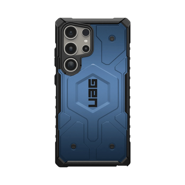 Urban Armor Gear Thermoplastic Polyurethane Pathfinder Rugged Featherlight Shockproof Protective Case/Cover Designed For Galaxy S23 Ultra 5G (6.8-Inch) UAG Case 2024,Magnetic Charging Compatible - Light Blue - mobilecasez