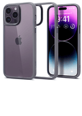 Spigen Ultra Hybrid Back Cover Case Compatible with iPhone 16 Pro Max (TPU + Poly Carbonate | Grey) - mobilecasez