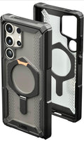 Urban Armor Gear UAG Galaxy S23 Ultra Case, Plasma XTE Rugged Featherlight Shockproof Protective Case/Cover Designed for Galaxy S23 Ultra (6.8-inch) 2024, Magnetic Charging Compatible -White/Orange - mobilecasez