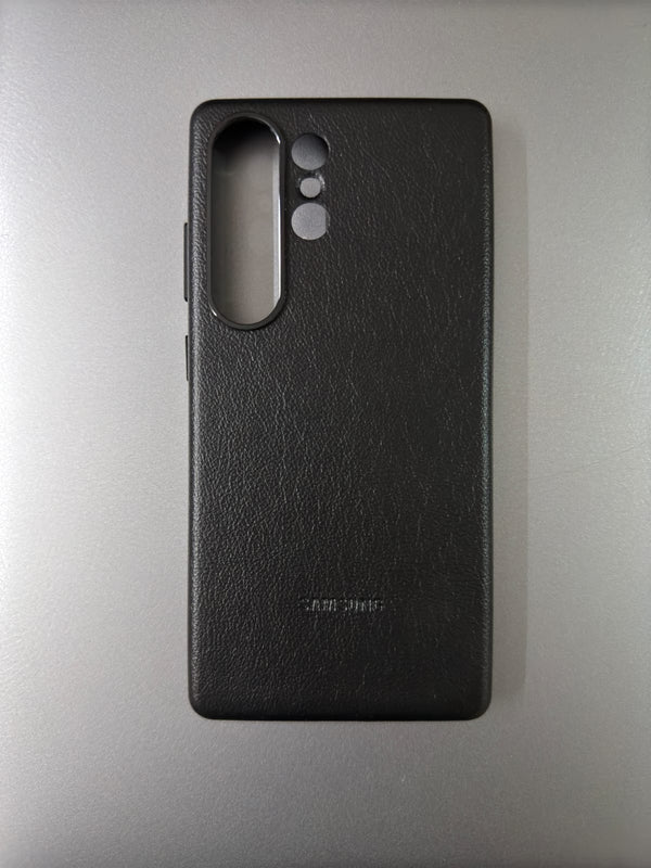Samsung Vegan Leather Galaxy Samsung S25 Smartphone Kindsuit Case,Black,Pack of 1 - mobilecasez