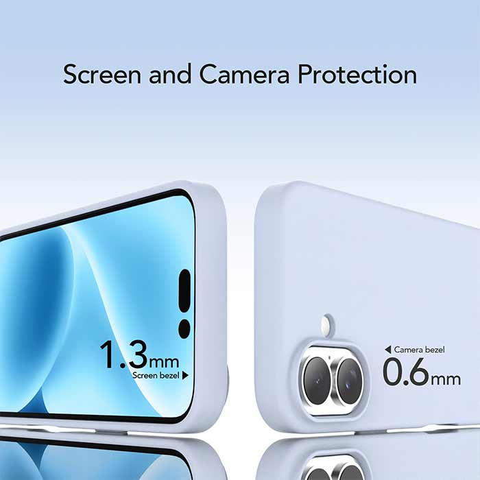 Apple iPhone 16 Plus Silicone Case - Storm Blue - mobilecasez