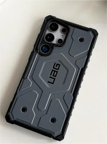 Urban Armor Gear Thermoplastic Polyurethane Monarch Pro Rugged Heavy Duty Shockproof Protective Case/Cover Designed For Galaxy S23 Ultra 5G (6.8-Inch) UAG Case 2023,Magnetic Charging Compatible - Grey