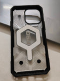 Urban Armor Gear UAG iPhone 14 Pro Max Case, Pathfinder Mag-Safe Compatible, Slim Fit Rugged Protective Case/Cover Designed for iPhone 14 Pro Max (6.7-Inch) (2023) (Military Drop Tested) - Ice - mobilecasez