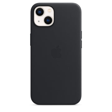 Apple iPhone 15 Pro Leather Cover with MagSafe - Black