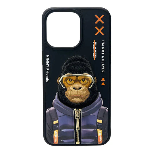 Nimmy Cool And Cute 2.0 IPhone 14 Pro Series Mobile Phone Cases/ BLACK GORILLA
