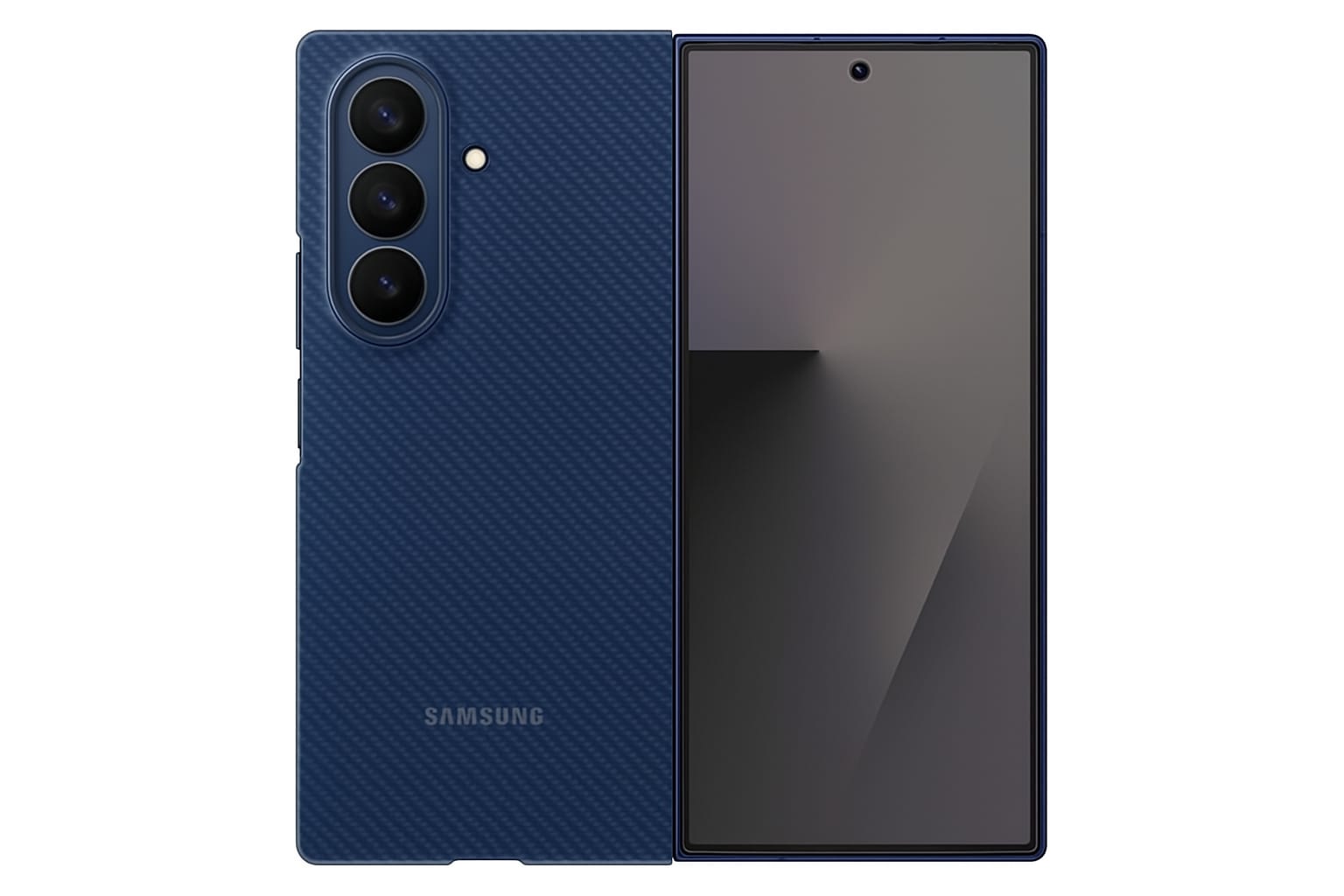 Samsung Galaxy Fold7 Carbon Shield Case, Blue