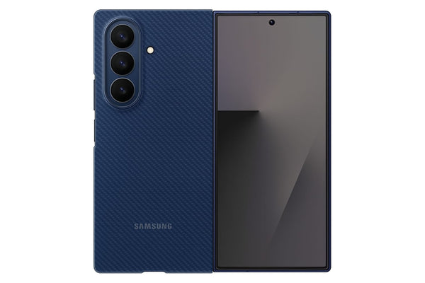 Samsung Galaxy Fold7 Carbon Shield Case, Blue - mobileCasez