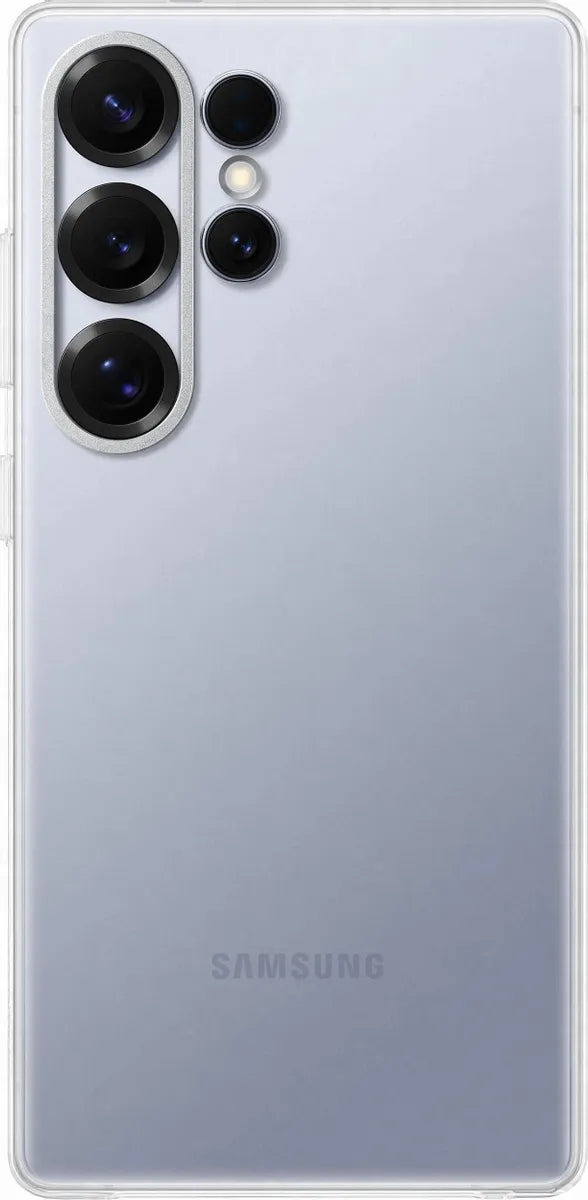 Samsung Galaxy S25 Ultra Silicon Case With Logo - Clear - mobilecasez