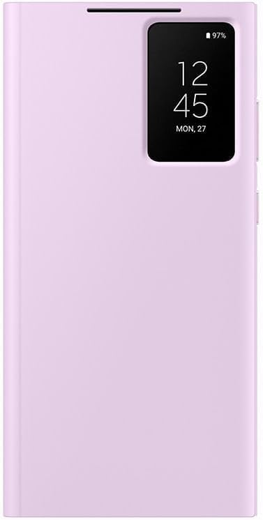 Samsung Galaxy Z FOLD 6 Smart S-View Window Flip Wallet Leather Case -Lilac