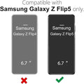 Back Cover Liquid Silicone Full Protection Shock Proof for Samsung Galaxy Z Flip 5 Samsung Galaxy Z Flip 5 Back Cover (Samsung-Silicone Z Flip 5, Green) - mobilecasez