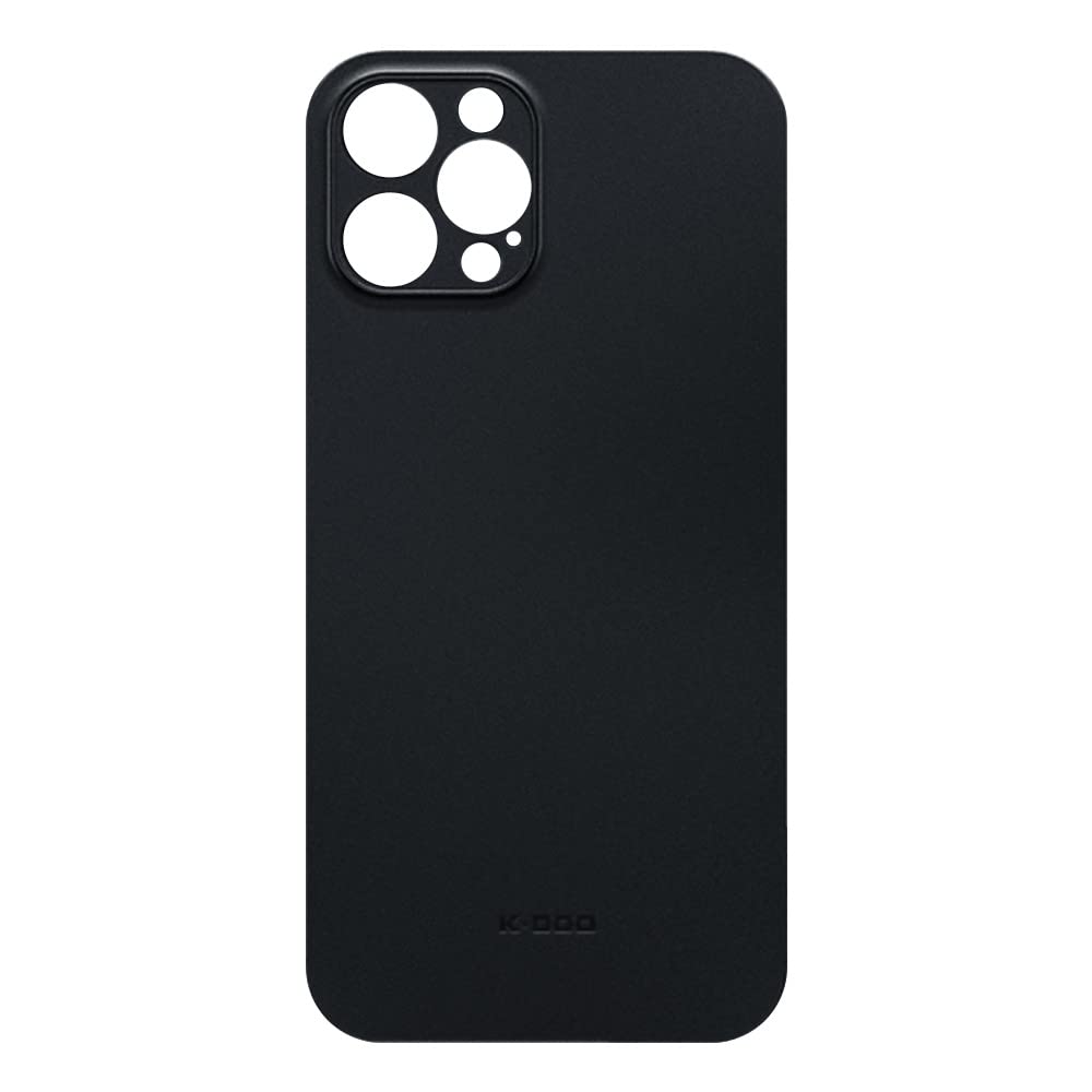 K-DOO for iPhone 15 Pro Air Skin Case All Around Full Protection Ultra Slim 0.3mm Thickness 4g Feather Weight (iPhone 15 Pro, Black)