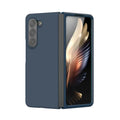 Liquid Silicone Case Cover for Galaxy Z Fold 5 (NavyBlue) - mobilecasez