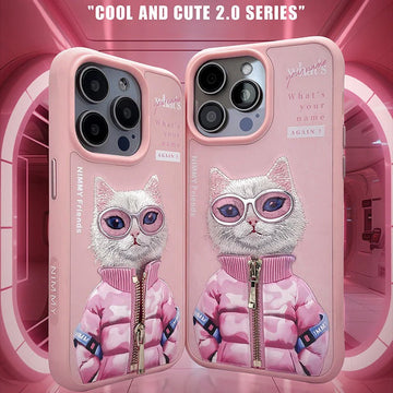 Nimmy Cool And Cute 2.0 IPhone 14 Pro Series Mobile Phone Cases/ PINK