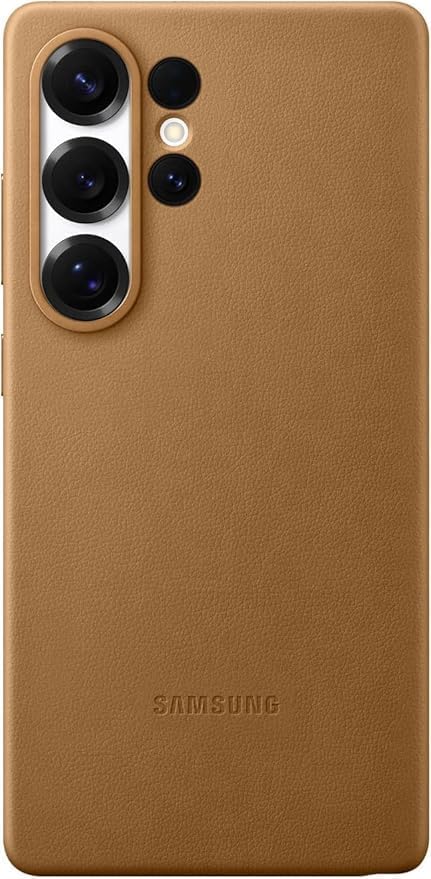 Samsung Galaxy S26 Ultra Kindsuit Leather Back Cover Case - Brown
