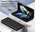 Samsung Z Fold 3 Silicone Back Cover Full Protection Shock Proof Case Compatible with Samsung Galaxy Z Fold 3 (Black) - mobilecasez