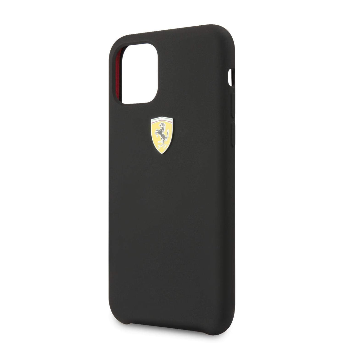 Ferrari FESSIHCN65R Scuderia Silicone Case with Logo Shield for iPhone 16 (Red) - mobilecasez