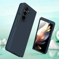 Liquid Silicone Case Cover for Galaxy Z Fold 5 (NavyBlue) - mobilecasez