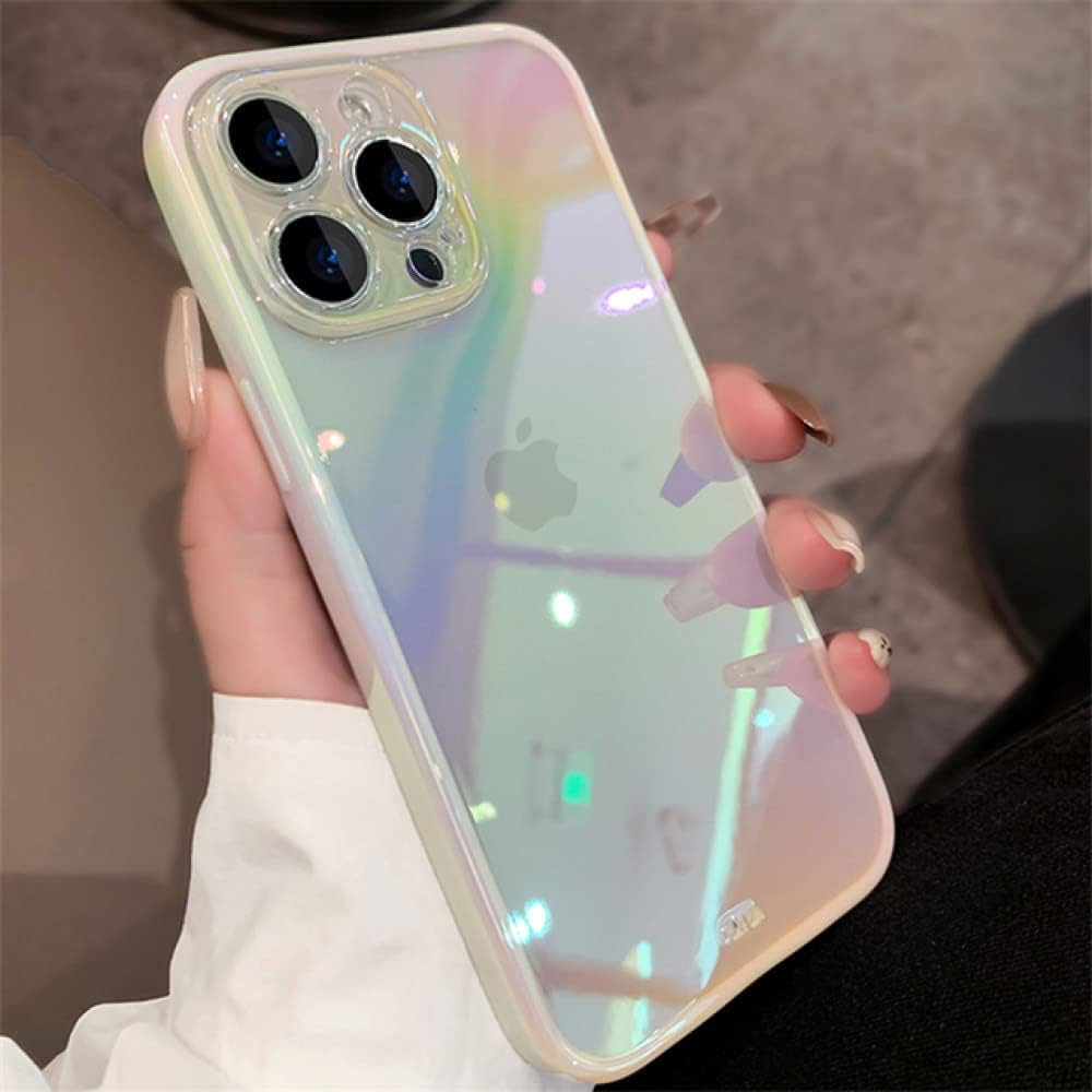 iPhone 12 Cover | Spigen Original Ultra Hybrid Transparent Mobile Cover For iPhone 12 Rainbow Gradient