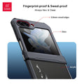 Samsung Galaxy Z Flip 4 Case - Clear Beatle Slim Phone Case with Hard PC Back, Soft TPU Edges, Hinge, Non-Yellowing, Shockproof Protective Cover for Z Flip 4 5G (Samsung Galaxy Z Flip 4) - mobilecasez