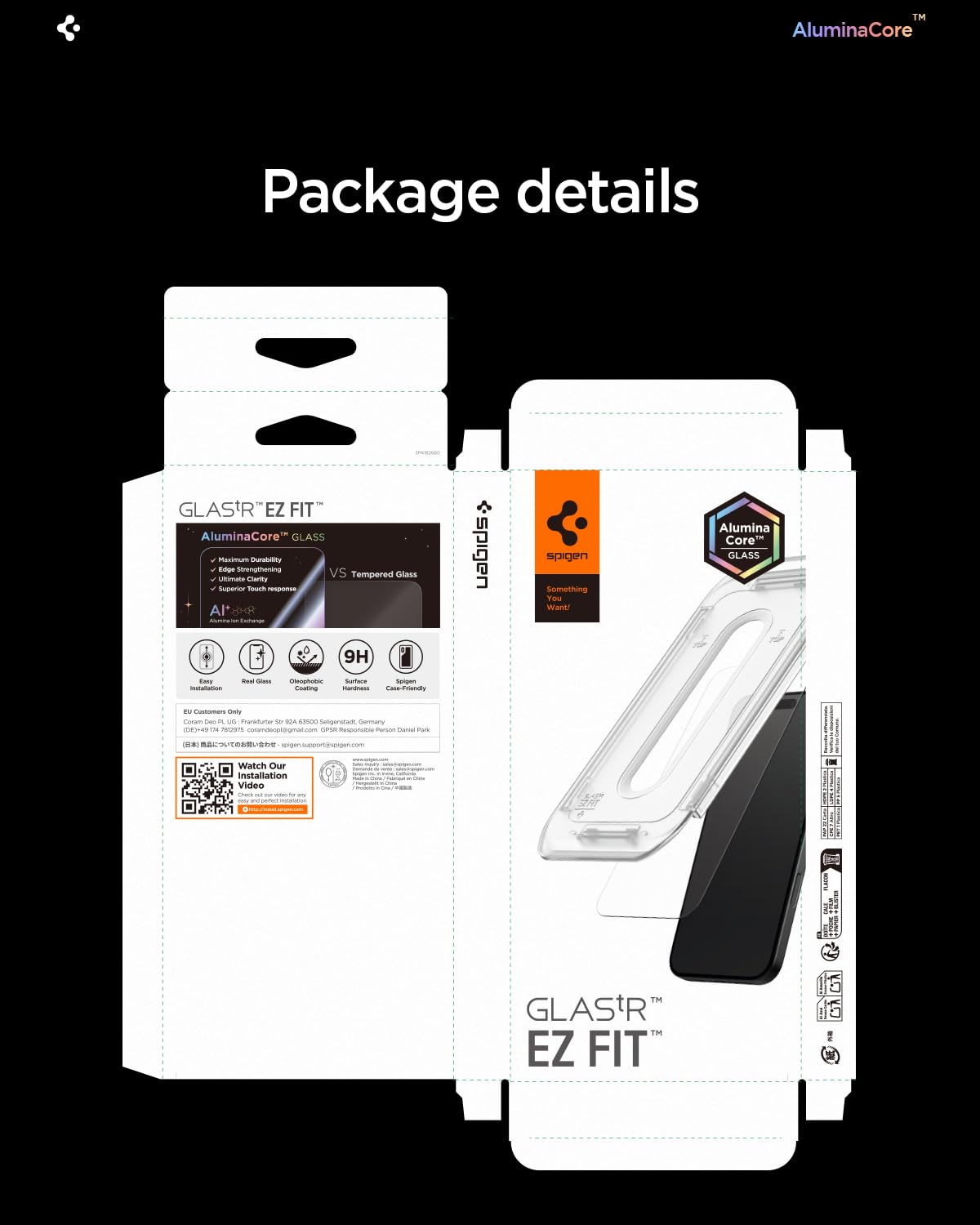 Spigen EZ Fit Privacy Tempered Glass Screen Protector Guard For iPhone 17 Pro Max  [2 Pack] - mobileCasez