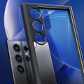 Spigen Ultra Hybrid Back Cover Case Compatible with Galaxy S23 Ultra (TPU + Poly Carbonate | Matte Black) - mobilecasez