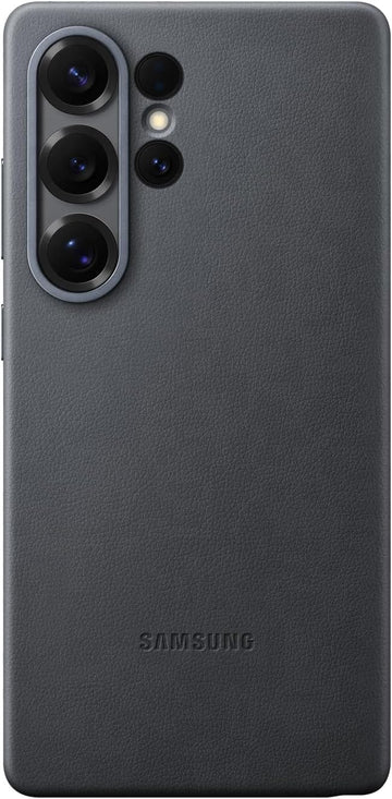 Samsung Galaxy S25 Ultra Kindsuit Leather Back Cover Case - Black