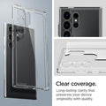 Spigen Ultra Hybrid Back Cover Case Compatible with Galaxy S24 Ultra (TPU + Poly Carbonate | Crystal Clear) - mobilecasez