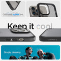 Spigen Ultra Hybrid Back Cover Case Compatible with iPhone 15 Pro  (TPU + Poly Carbonate | Frost Black) - mobilecasez