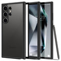 Spigen Ultra Hybrid Back Cover Case Compatible with Galaxy S23 Ultra (TPU + Poly Carbonate | Matte Black) - mobilecasez