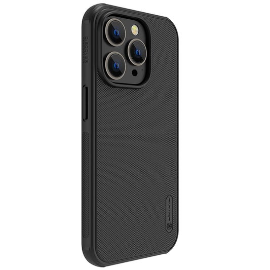 Nillkin Case for Apple iPhone 16 Plus Super Frosted Shield Pro Magnetic Hard Back Soft Border (PC + TPU) Cover Raised Bezel Camera Protect Without Logo Cut Black