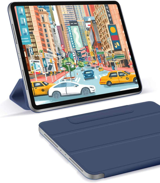 Smart Magnetic Case Cover for Apple iPad 13 pro, 6th/5th Gen 2024 [Support Apple Pencil Charging], Dark Blue