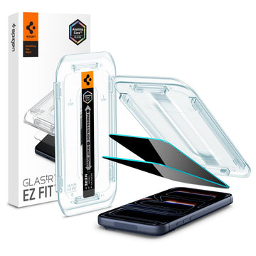 Spigen EZ Fit Privacy Tempered Glass Screen Protector Guard For iPhone 17 Pro Max  [2 Pack] - mobileCasez