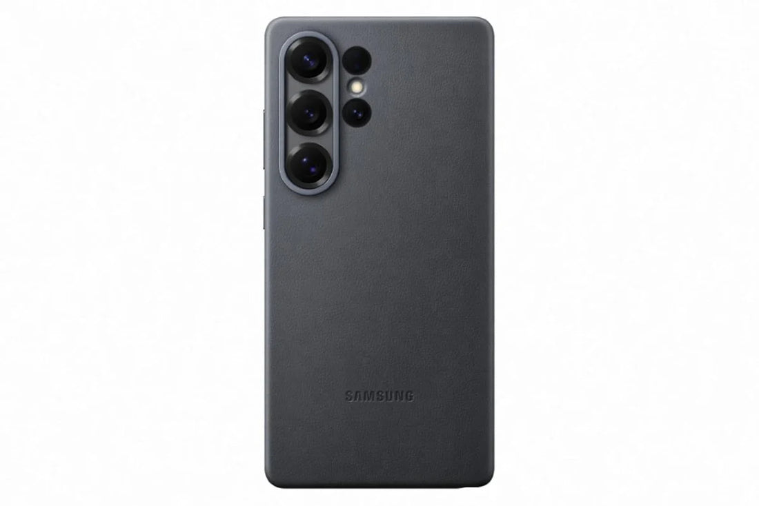 Samsung Galaxy S25 Ultra Silicon Case With Logo - Black - mobilecasez