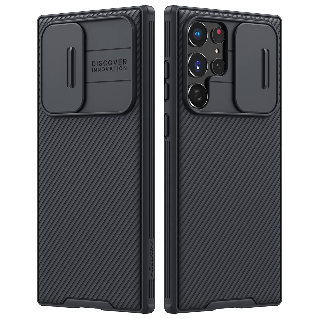 Nillkin TPU CamShield Pro with Slide Camera Cover for Samsung S24 Ultra 5g case 6.8'' - Black - mobilecasez