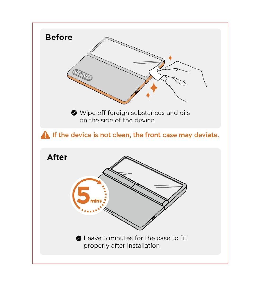 Ultra Hybrid Pro for Samsung Galaxy Z Fold 7 Case, Transparent Galaxy Z Fold 7 Back Cover - Crystal Clear