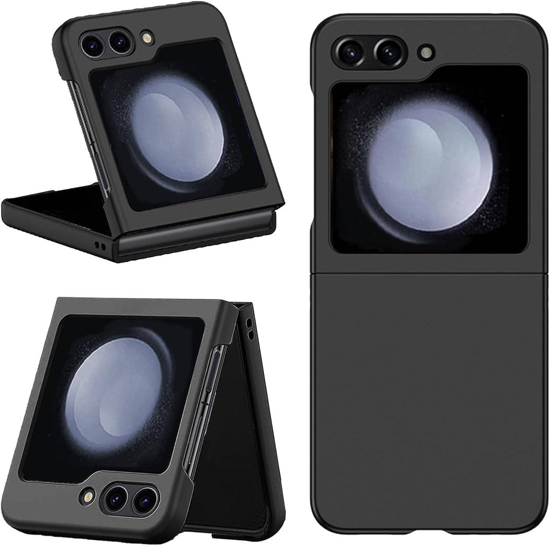 Back Cover Liquid Silicone Full Protection Shock Proof for Samsung Galaxy Z Flip 5 Samsung Galaxy Z Flip 5 Back Cover (Samsung-Silicone Z Flip 5, Black) - mobilecasez