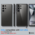 Spigen Ultra Hybrid Back Cover Case Compatible with Galaxy S23 Ultra (TPU + Poly Carbonate | Matte Black) - mobilecasez