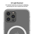 Belkin TPU Magnetic Protective Clear Case, Lightweight Design, MagSafe Compatible, Anti-Microbial Coating for iPhone 13 Pro Max,(Reduces Bacteria by 99%), Screen-Down Protection - mobilecasez