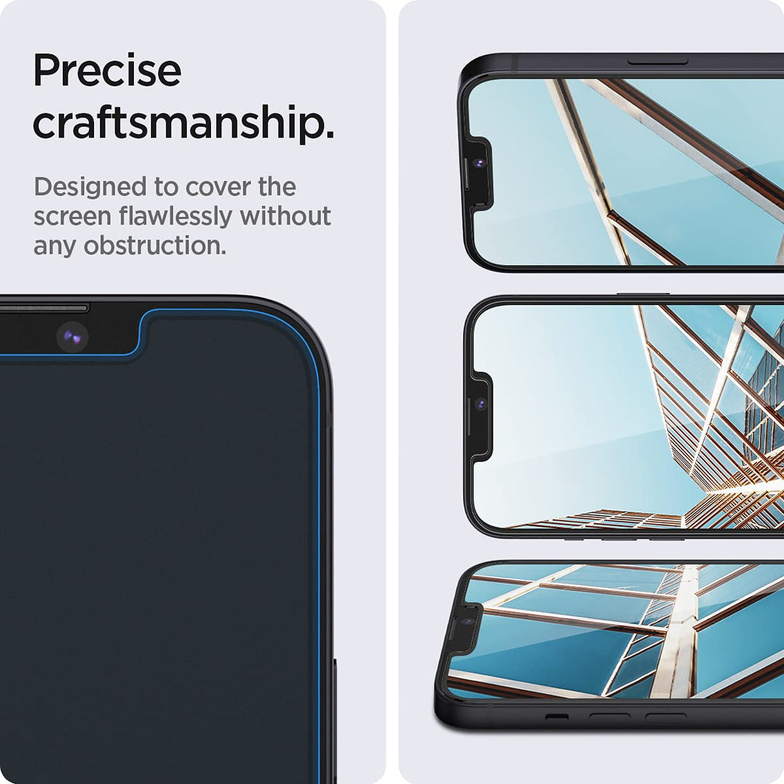 Spigen Ez Fit Tempered Glass Screen Protector Guard For Iphone 15 Smartphone - 1 Pack
