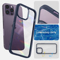 Spigen Ultra Hybrid Back Cover Case Compatible with iPhone 16 Pro Max (TPU + Poly Carbonate | Navy Blue) - mobilecasez