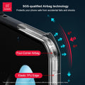 Samsung Galaxy Z Flip 4 Case - Clear Beatle Slim Phone Case with Hard PC Back, Soft TPU Edges, Hinge, Non-Yellowing, Shockproof Protective Cover for Z Flip 4 5G (Samsung Galaxy Z Flip 4) - mobilecasez
