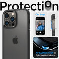Spigen Ultra Hybrid Back Cover Case Compatible with iPhone 15 Pro  (TPU + Poly Carbonate | Frost Black) - mobilecasez