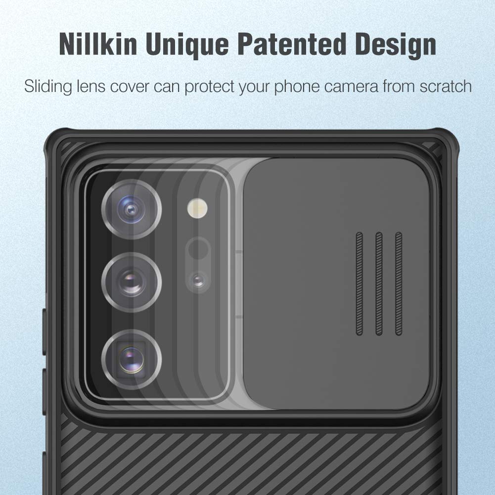 Nillkin TPU CamShield Pro with Slide Camera Cover for Samsung Note S20 Ultra 5g case 6.9'' - Black - mobilecasez