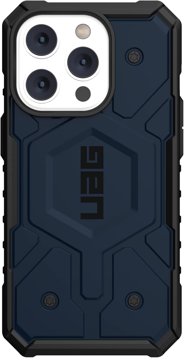 Urban Armor Gear TPU+PC iPhone 16 Pro Max UAG Case, Pathfinder Mag-Safe Compatible, Slim Fit Rugged Protective Case/Cover Designed For iPhone 16 Pro Max (Military Drop Tested) -  Dark Blue