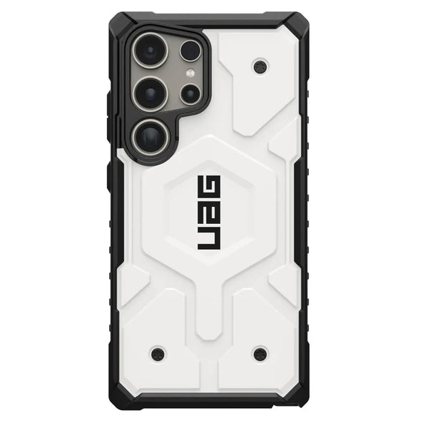 Urban Armor Gear Thermoplastic Polyurethane Pathfinder Rugged Featherlight Shockproof Protective Case/Cover Designed For Galaxy S23 Ultra 5G (6.8-Inch) UAG Case 2024,Magnetic Charging Compatible - White - mobilecasez