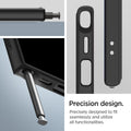Spigen Ultra Hybrid Back Cover Case Compatible with Galaxy S23 Ultra (TPU + Poly Carbonate | Matte Black) - mobilecasez