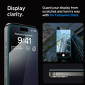 Spigen Ez Fit Tempered Glass Screen Protector Guard For Iphone 14 Pro Max Smartphone - mobilecasez